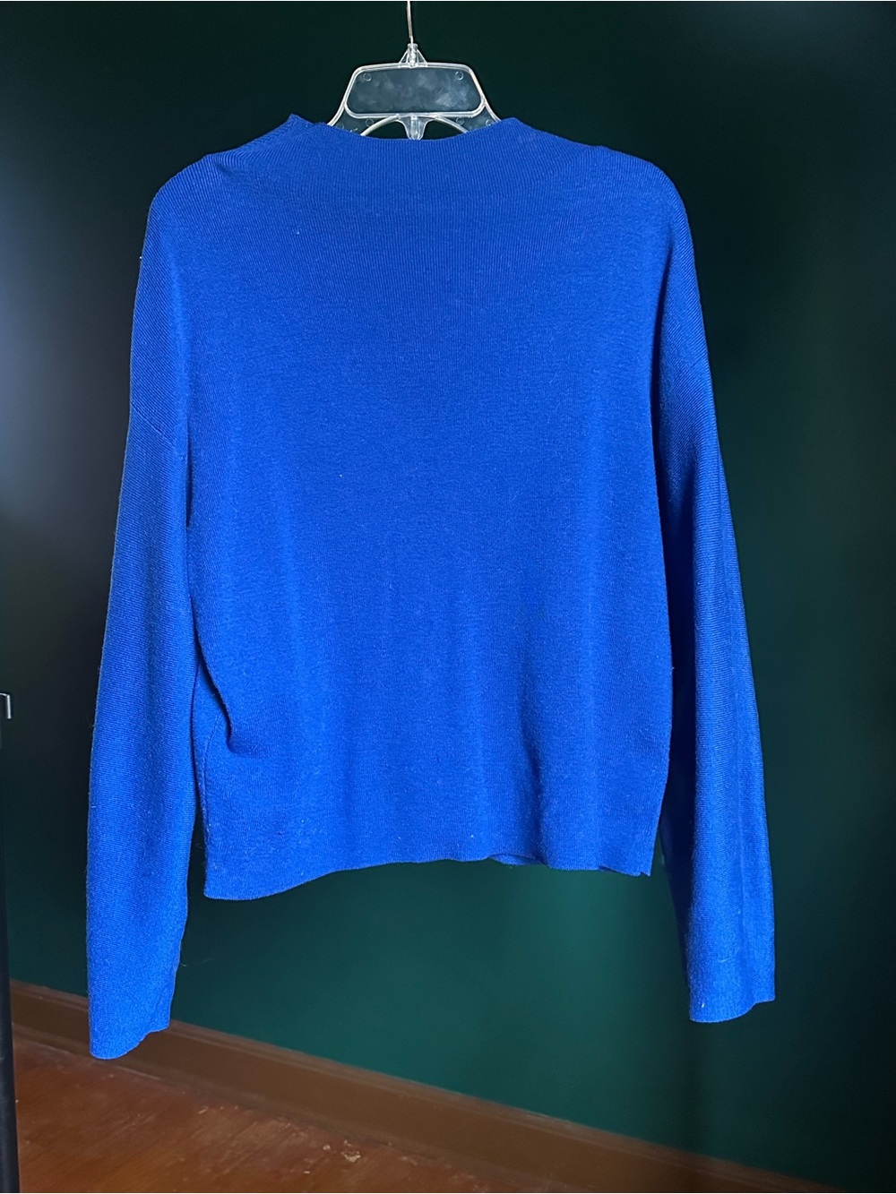 H&M Blue Cowl-Neck Sweater